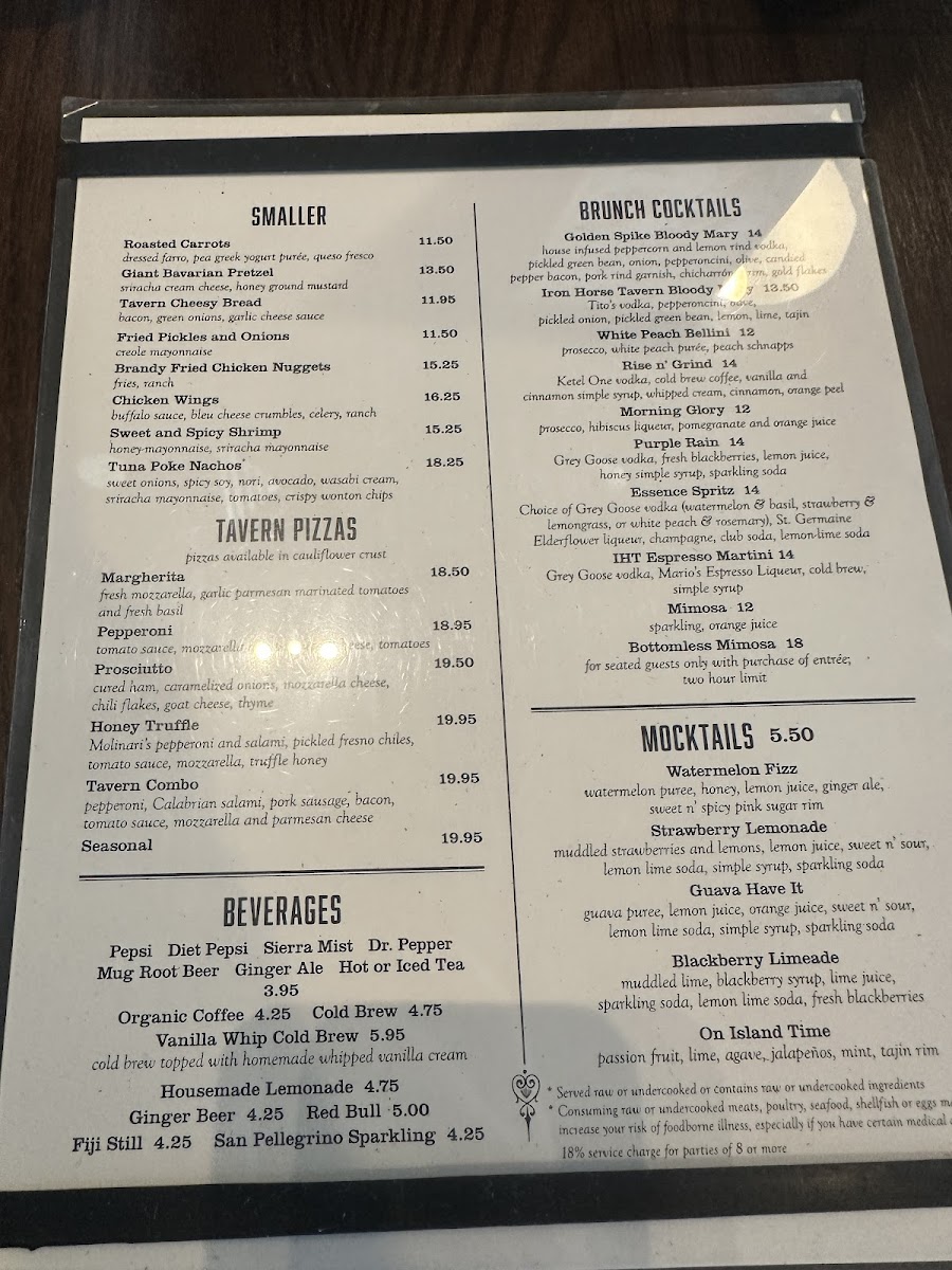 Menu Iron Horse Tavern Folsom-3